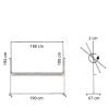 Swivel board, whiteboard for intensive use on mobile stand - 8 sizes - 100x180 cm #5