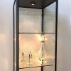 Showcase Tower Solo, black, with LED spots #7