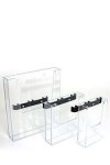 Acrylic holder A4 with fitting, for Crown Truss 10, black #2