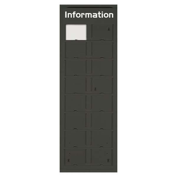 Info Module Board 16xA6 - Charcoal, RAL 7016 #1