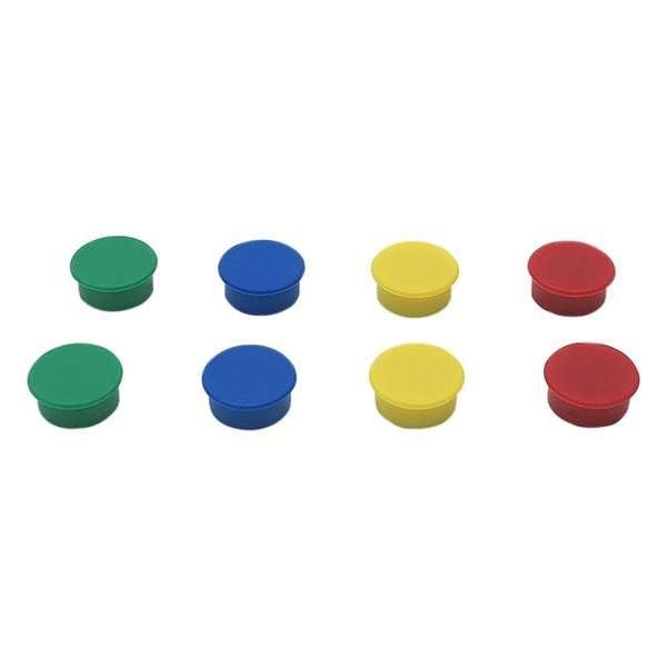 Magnets for e.g. White Board. 8 pcs. -  mix. #1