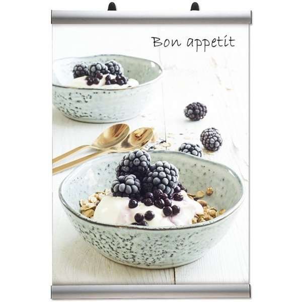 Banner-Line posterlist set, 135 cm, alu/silver #2