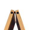 Wooden A-Board,  natural wooden frame and black chalkboard plate, 60 x 100cm incl. 8 chalk board markers #3