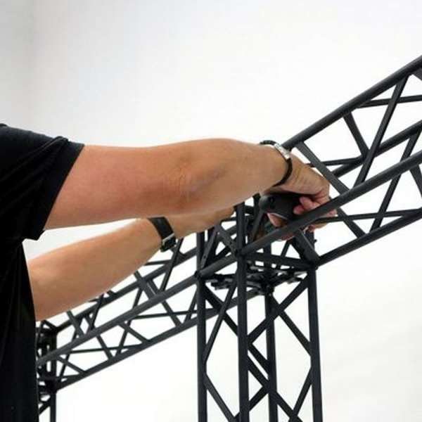 Crown Truss U-Shape 3 x 3 m, 15 x 15 cm, black #14