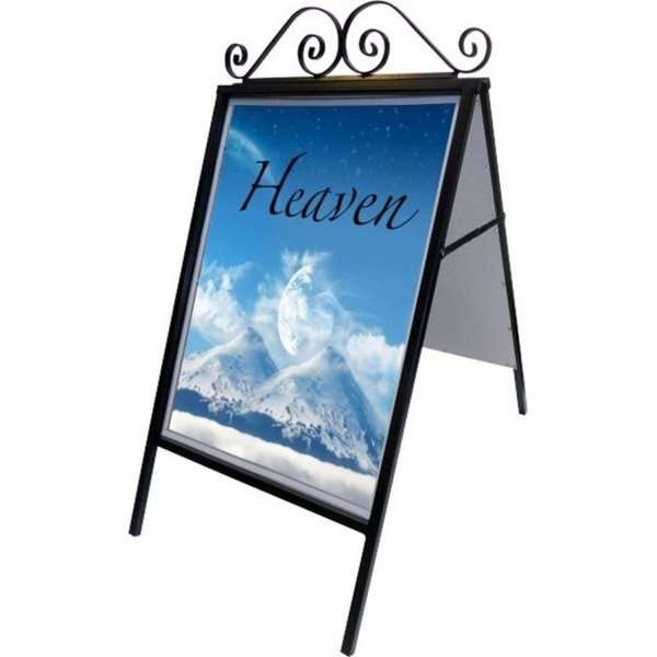 Antique A-Board, black, 50 x 70 cm #1