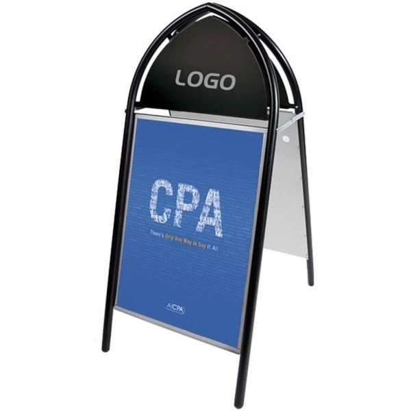 Gotik Classic Pavement Board, black, 50 x 70 cm #11