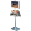 Mini Multistand 6 -Double sided A2 Snap Frame + A3 Steel shelf #2