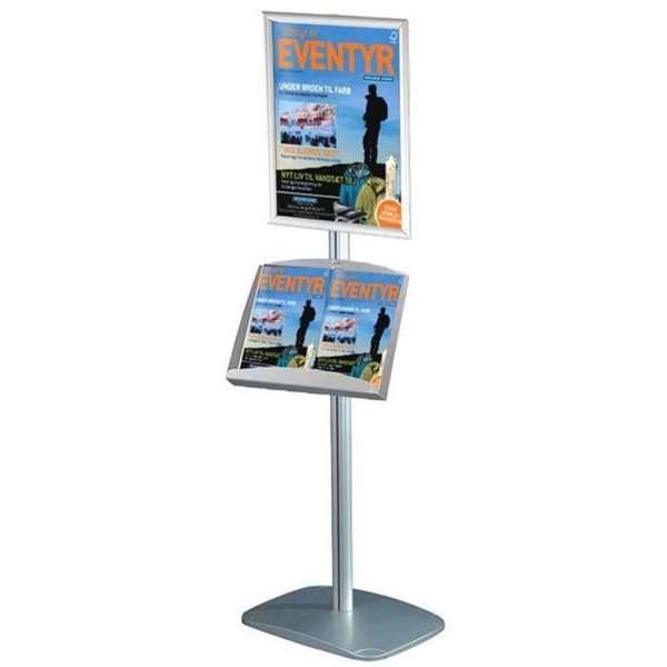 Mini Multistand 5 -Single sided A3 Snap Frame + A3 Steel shelf #2