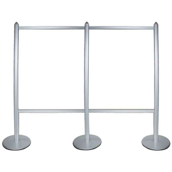 Multi Stand Wall Double, alu/silver #4