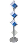 MULTISTAND 21 Single sided, 4 pcs. Tilted A4 Shelves #2