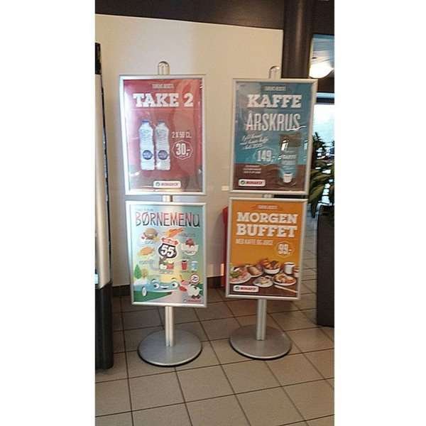 MULTISTAND 11 Single sided 25mm  2 x 50x70 cm Alu #3