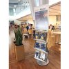 MULTISTAND 3 Single sidee with 2 acryl shelve 25mm 1 x 60 x 85 cm Alu #7