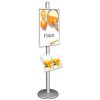 MULTISTAND 1 Single sided with acrylshelve 25mm 1 x 50x70 Alu #4