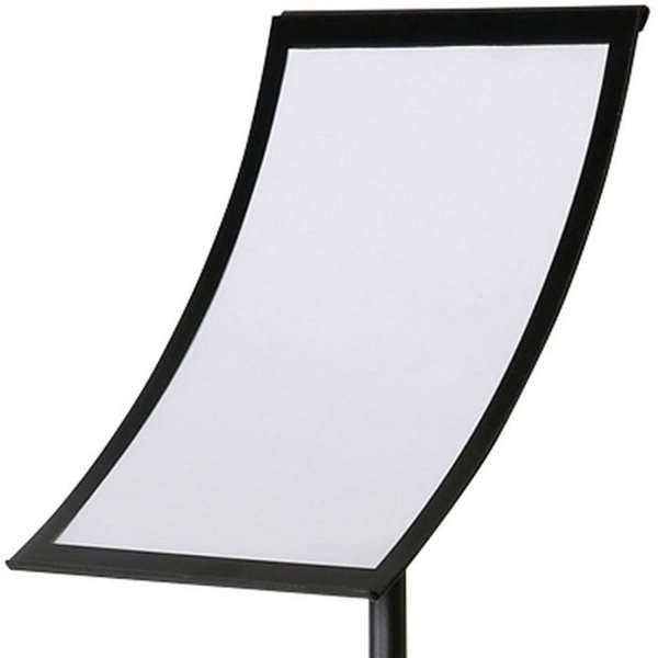 Infostand Curved Black Vertical/Horizontal  A3 #2