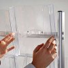 Ellipse Stand, single sided, with 12 A4 acrylic holders #3
