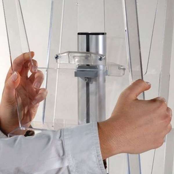 Brochurestand Trio, with 15 pcs. A4 acrylic holders #2
