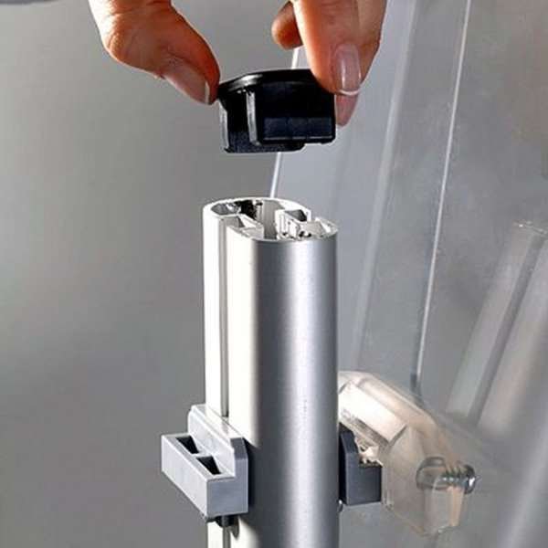 Brochurestand Duo, with 10 pcs. A4 acrylic holders #2