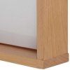 Wooden Brochureholder Wall. Natural wood. 5xA4 #3