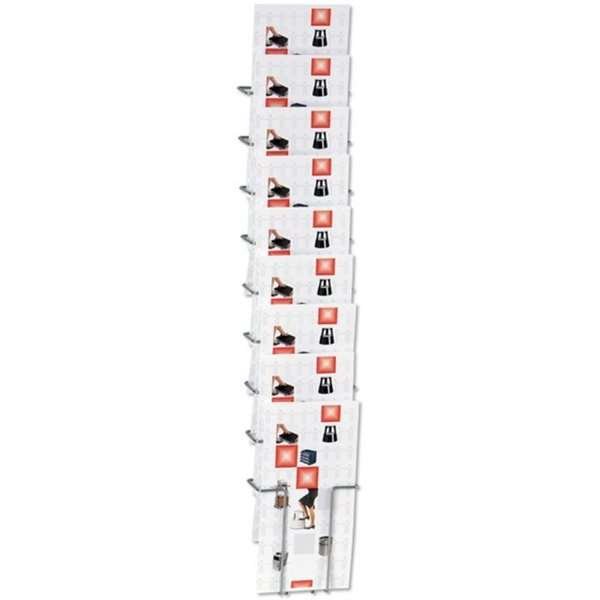 Wireholder Wall 10 x A4, silver #1