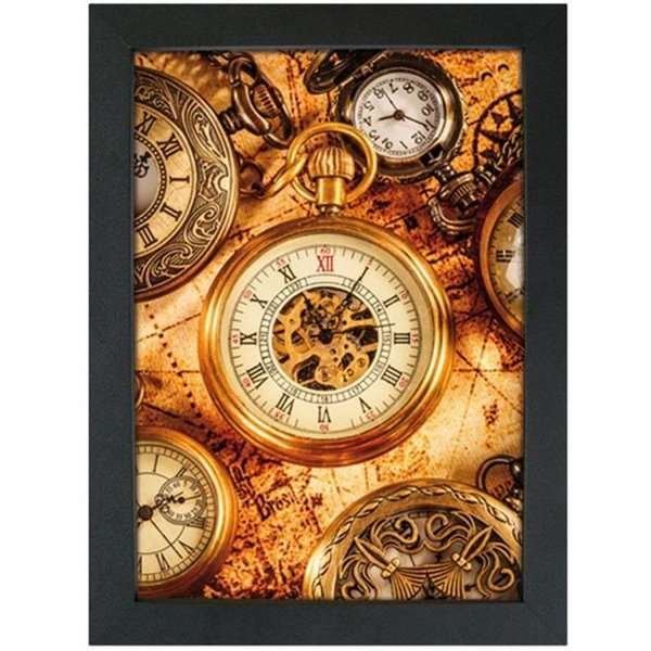 Crown snap frame, 33 mm, 100 x 140, black #1
