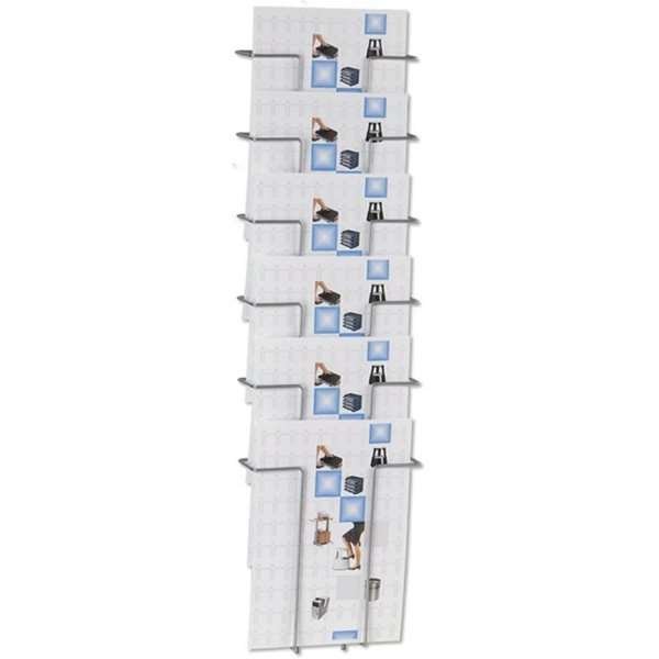 Wireholder Wall 6 x A4, silver #1