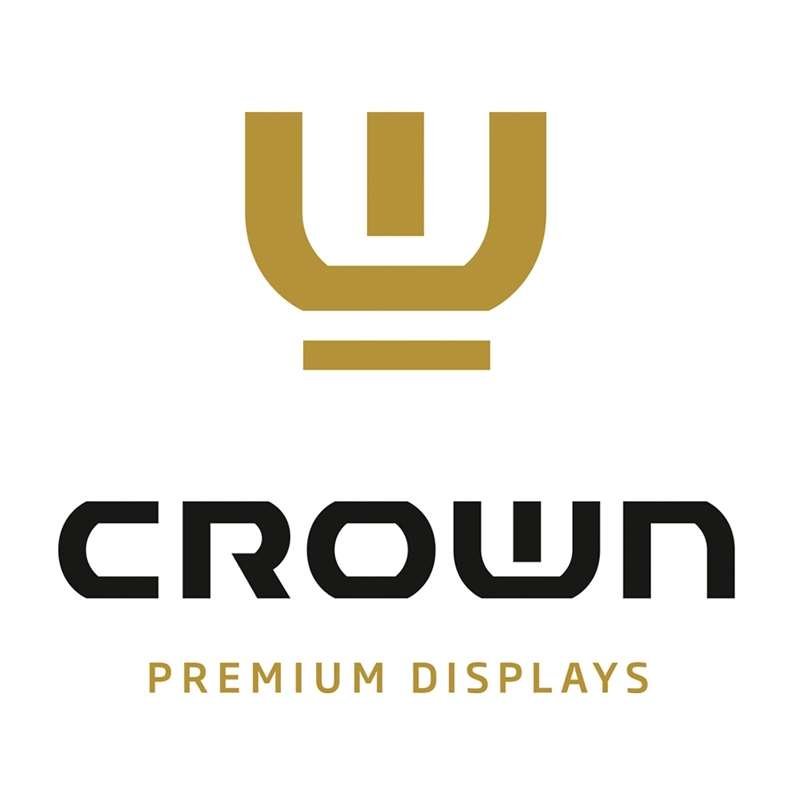 CROWN  LED OUT BOX, A2 single sided - black #9
