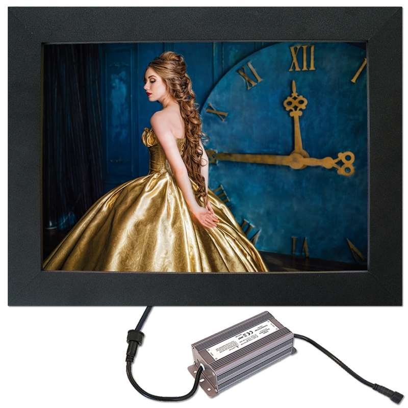 CROWN  LED OUT BOX, A4 single sided - black #1