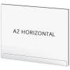 Acrylic Pocket Frame, A2 Horizontal, for Crowd Barrier #1