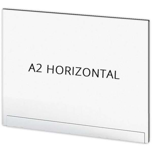Acrylic Pocket Frame, A2 Horizontal, for Crowd Barrier #1