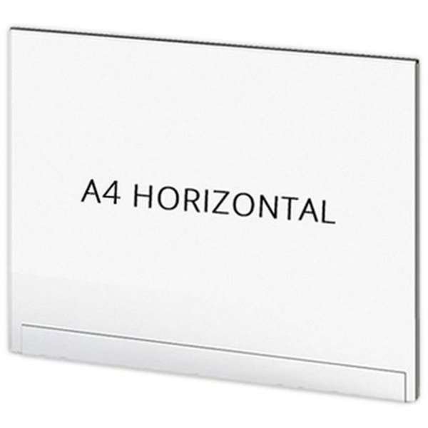 Akryl Pocket Frame, A4 horisontal, til Crowd Barrier #1
