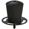 Crowd control top for rope, with tread. Black #2