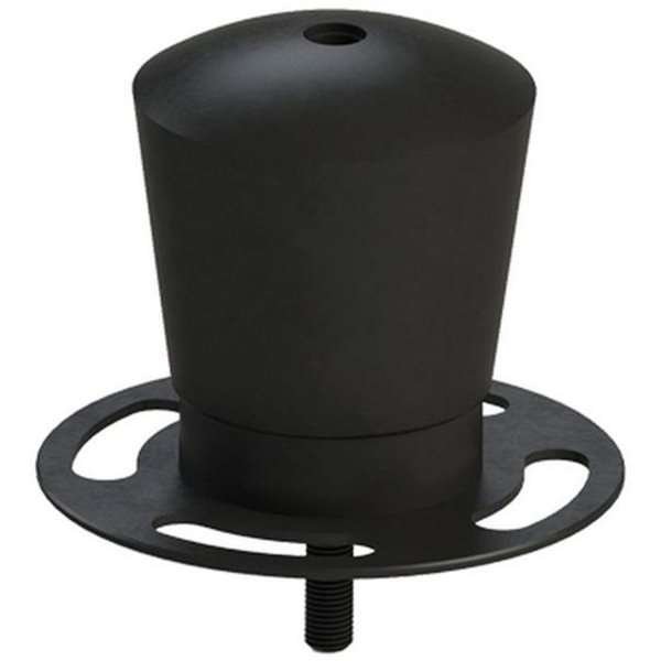 Crowd control top for rope, with tread. Black #2