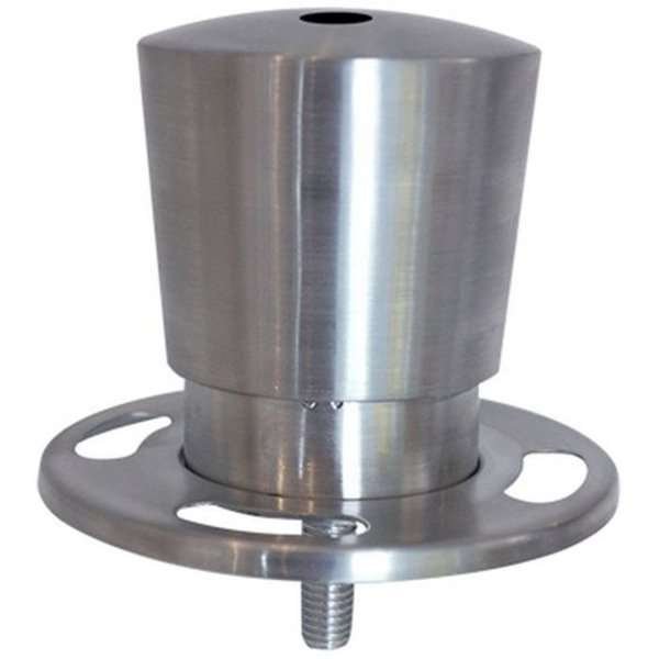 Crowd control top for rope, with tread. Steel #1