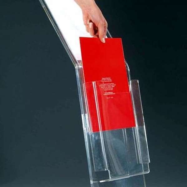 Acrylic Info Stand, for A4 brochures #3
