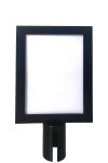 Sign holder for Crowd Barrier Belt system, Black, A4 #1