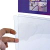 EXPO BROCHURE STAND A4 alu with Info Top - horizontal #2