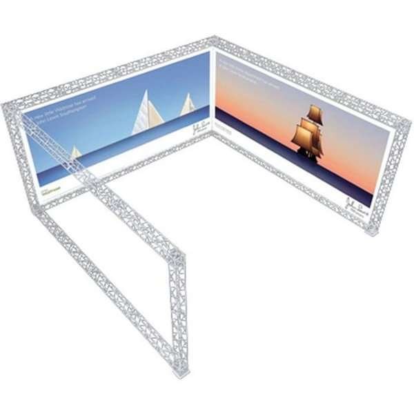 Crown Truss U-Shape 5 x 5 m, 15 x 15 cm, white #2