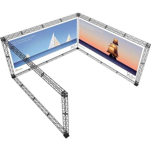 Crown Truss U-Shape 5 x 5 m, 15 x 15 cm, black #1