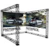 Crown Truss U-Shape 3 x 3 m, 15 x 15 cm, black #1