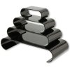 Nesting Shelves Rounded x 4, black, acrylic #1