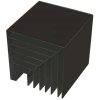 Nesting Shelves x 7, black acrylic #1