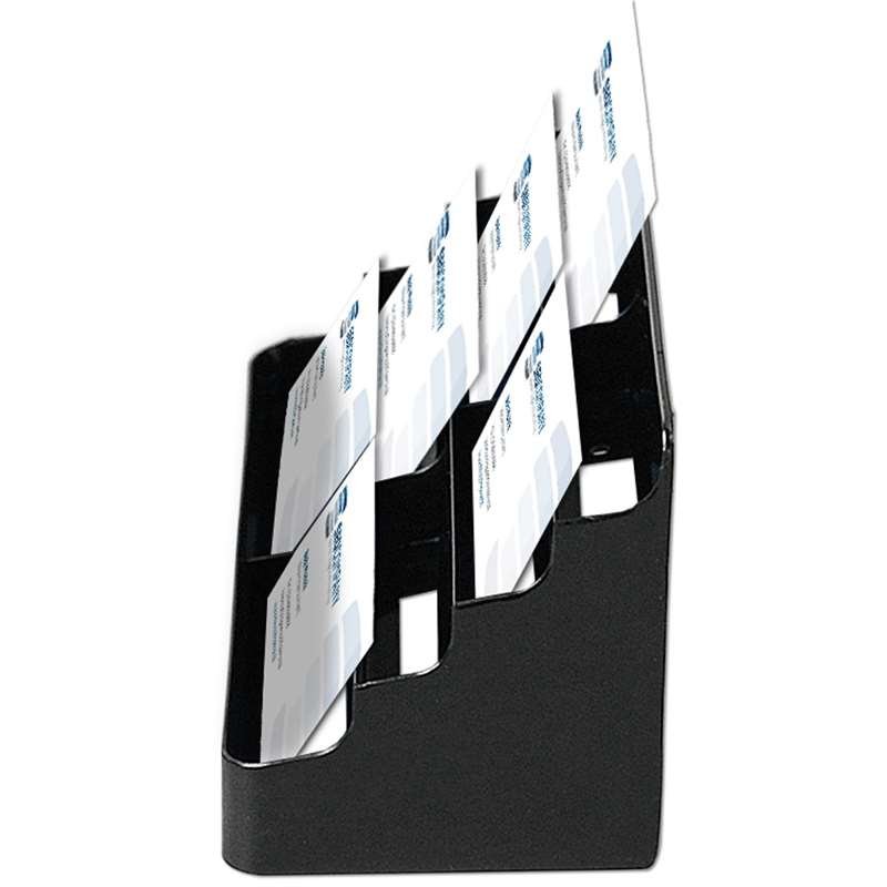 Business Card holder, 4x2 pcs. - horizontal - Black #3