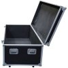 Transport Flight Case, Large, black box with 4 wheels #6