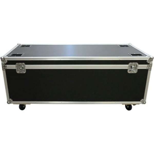 Transport Flight Case, Large, black box with 4 wheels #5