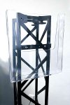 Acrylic holder for M65 brochures, with white fitting #2