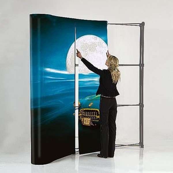 Pop-up Wall Curved, 4 sections #3
