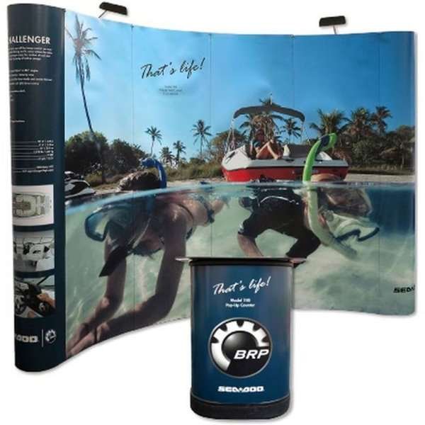 Pop-up Wall Curved, 4 sections #7