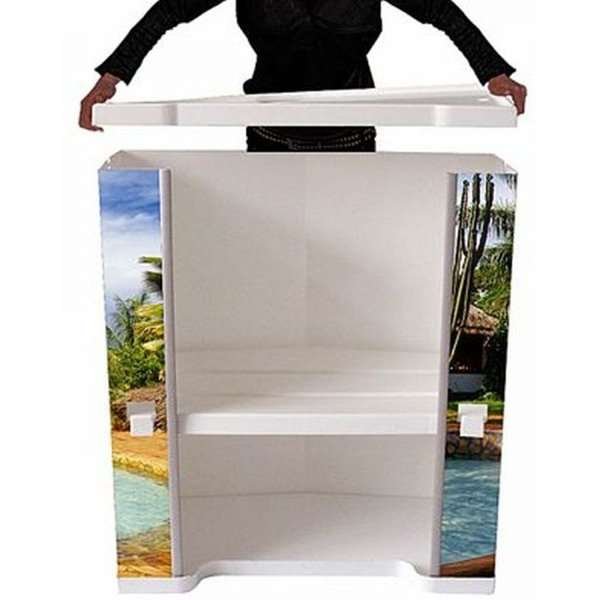 Basic Counter with Logotop, white #4