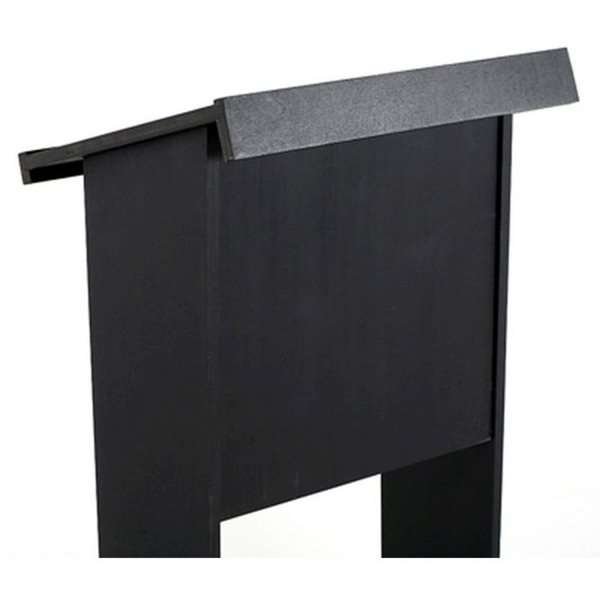 Wood Podium, black, with bag #4