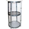 Circle Counter, white, with 8 PET panels and suitcase #4